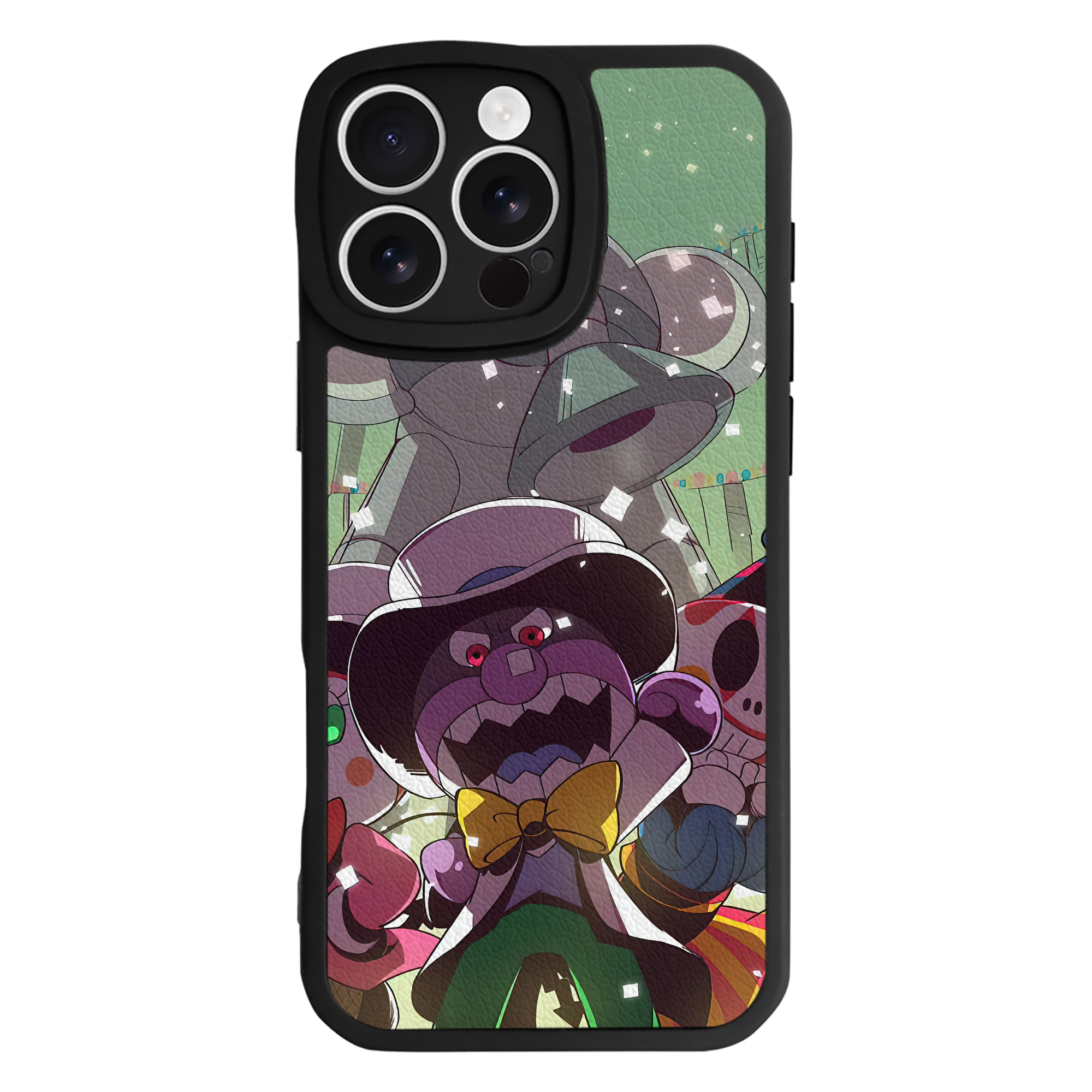（画像用） アンパンマン Anpanman 【iPhone 16シリーズ対応】シリコンスマホケース（レザー調） 材質：シリコン
